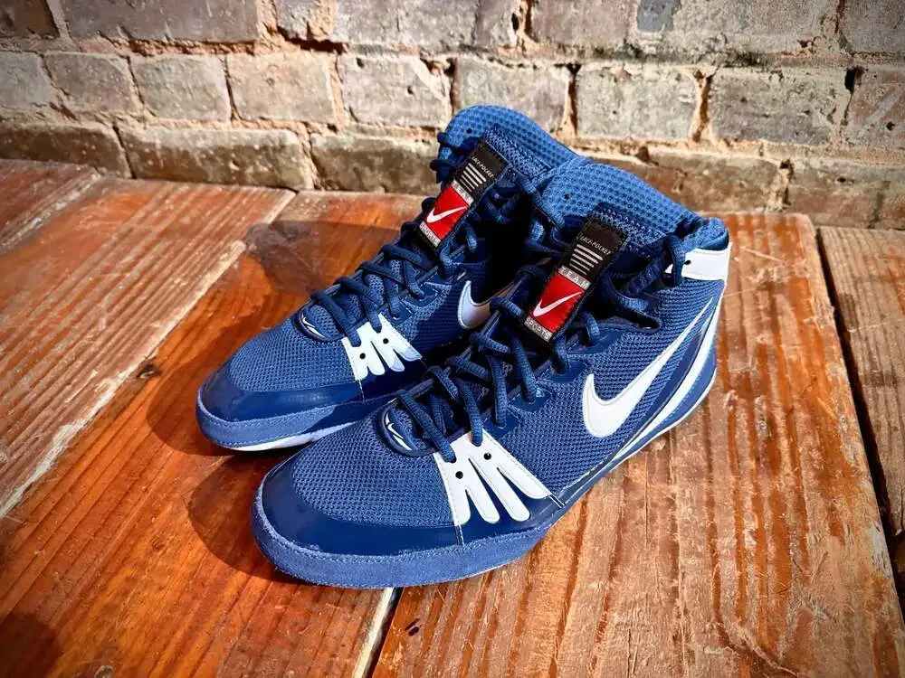 Nike Freek Navy White Wrestling Shoes Size 10 316403-411